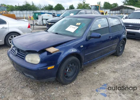 2001 Volkswagen Golf Gl из США, поврежденный, VIN WVWBS21J81W071208